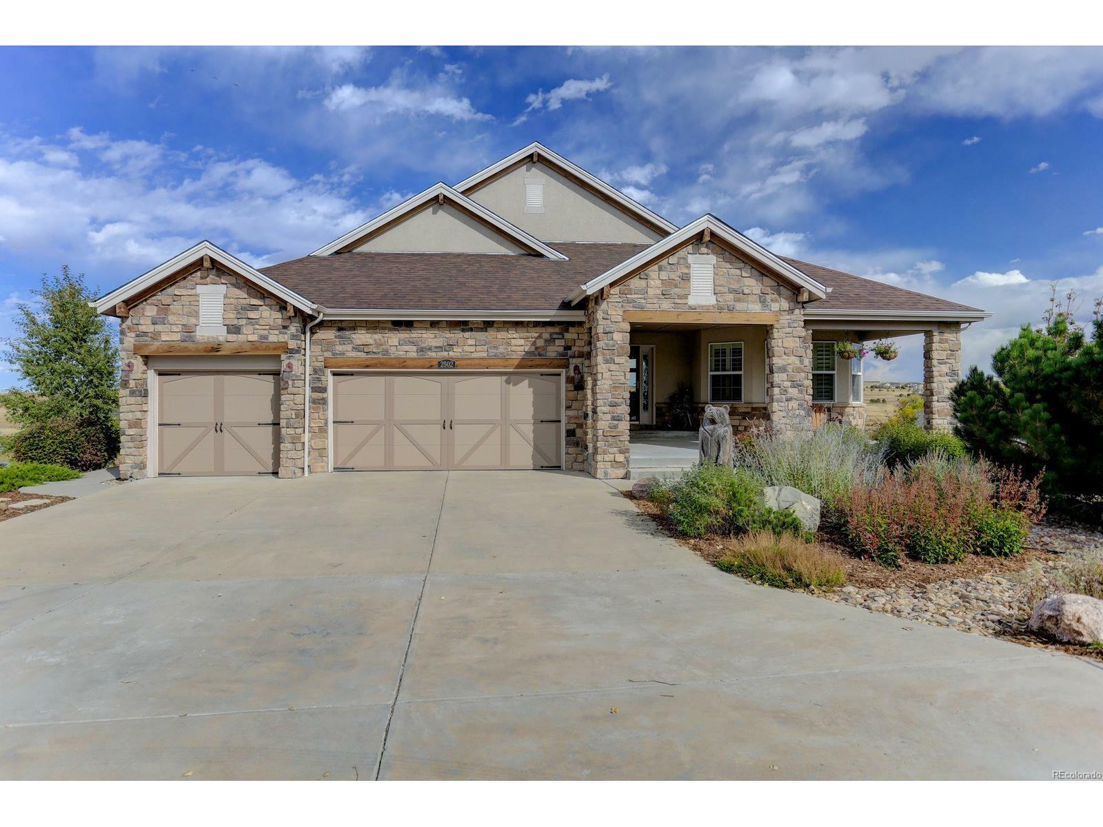 Property Photo: 2502 Elkhorn Ranch Street CO 80138