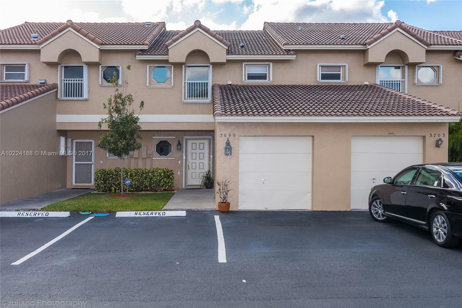 Property Photo: 3699 NW 91st Ln 3699 FL 33351