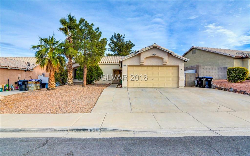 Property Photo:  826 Ambassador Drive  NV 89002 