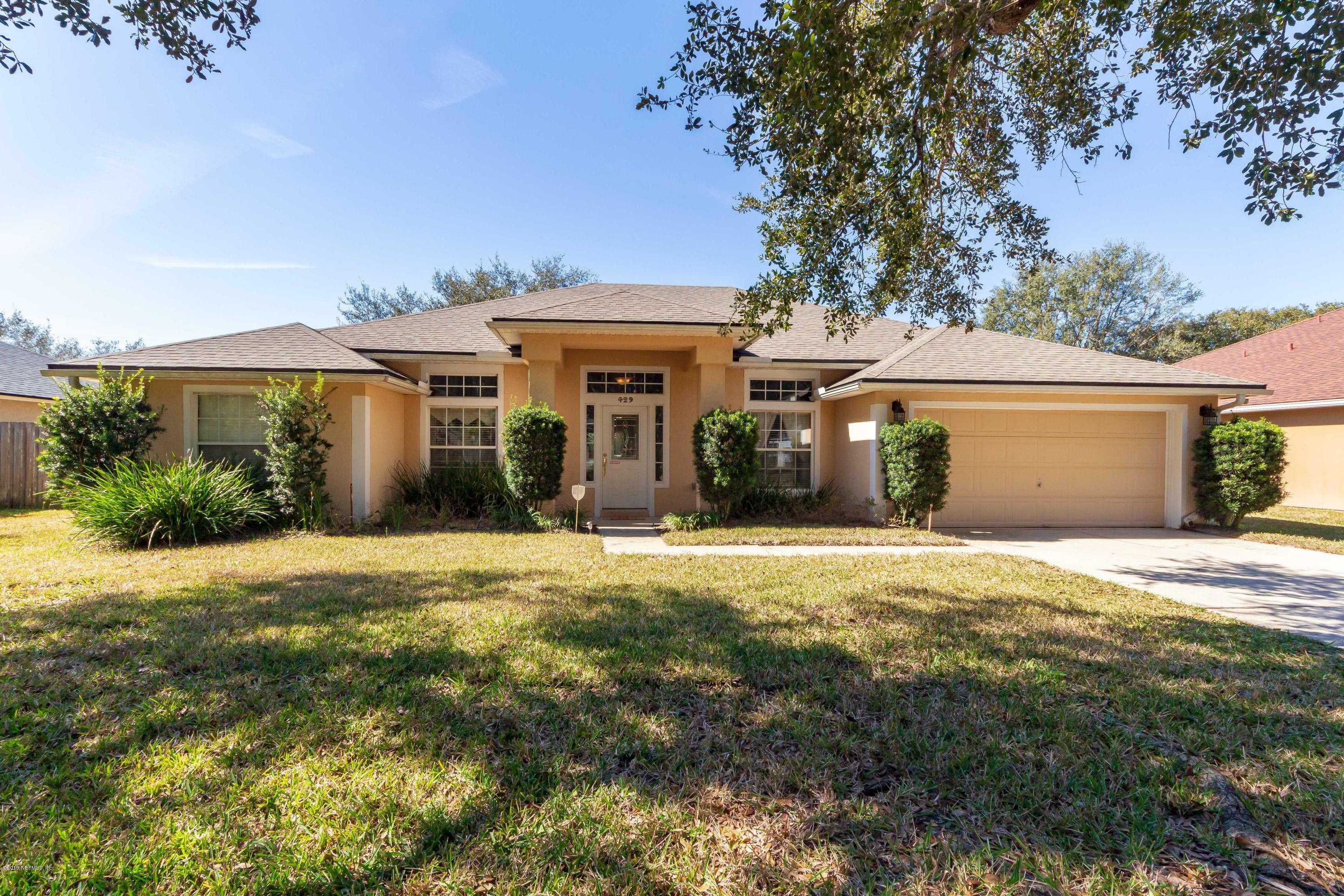 Property Photo:  429 Bay Point Way N  FL 32259 