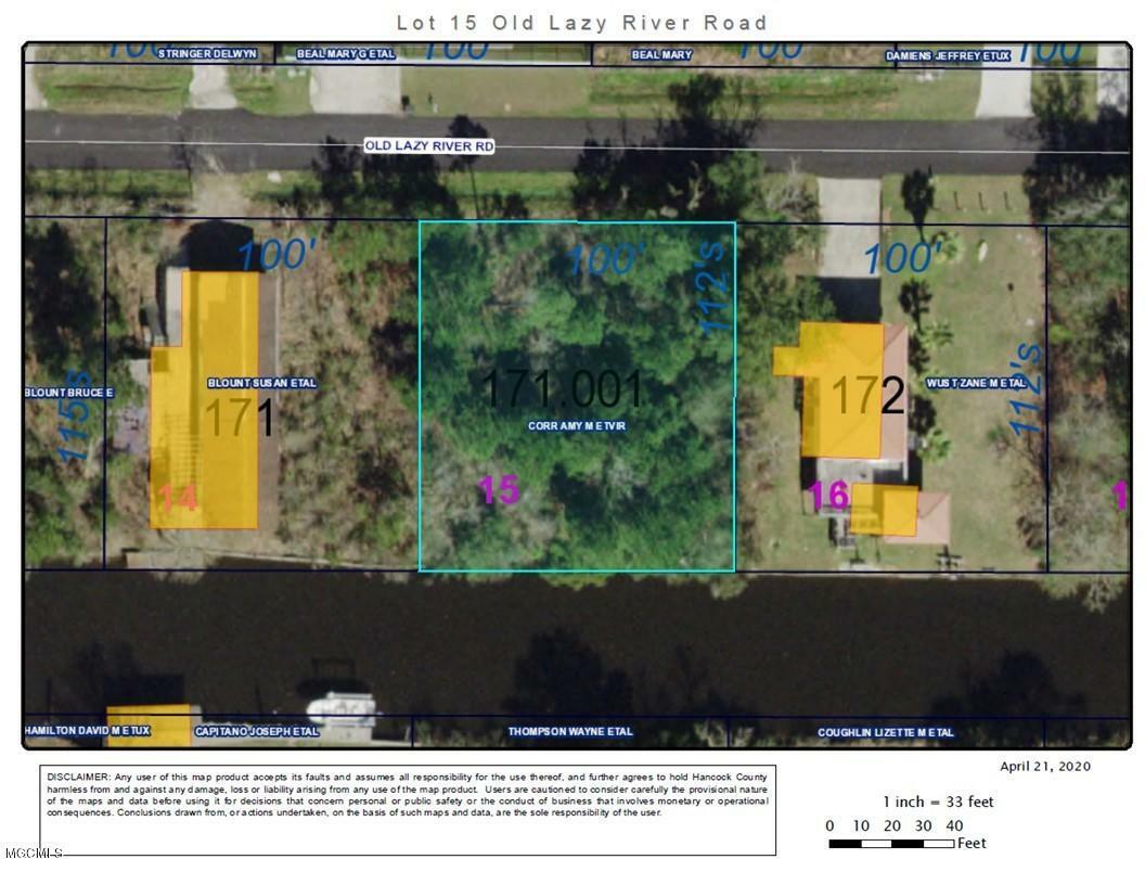 Property Photo: Lot 15 Old Lazy River Road MS 39520
