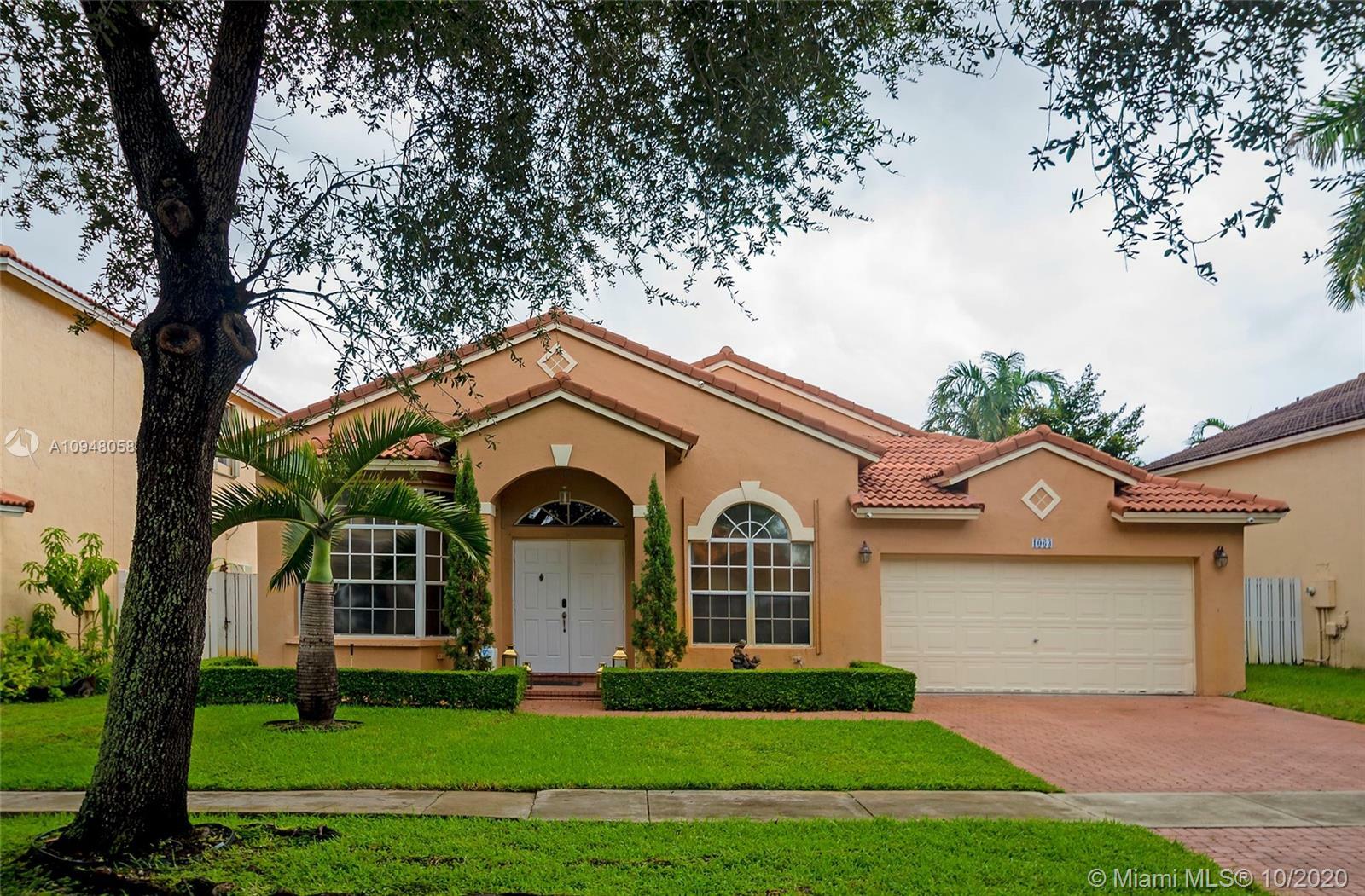 Property Photo:  1063 NW 184th Way  FL 33029 