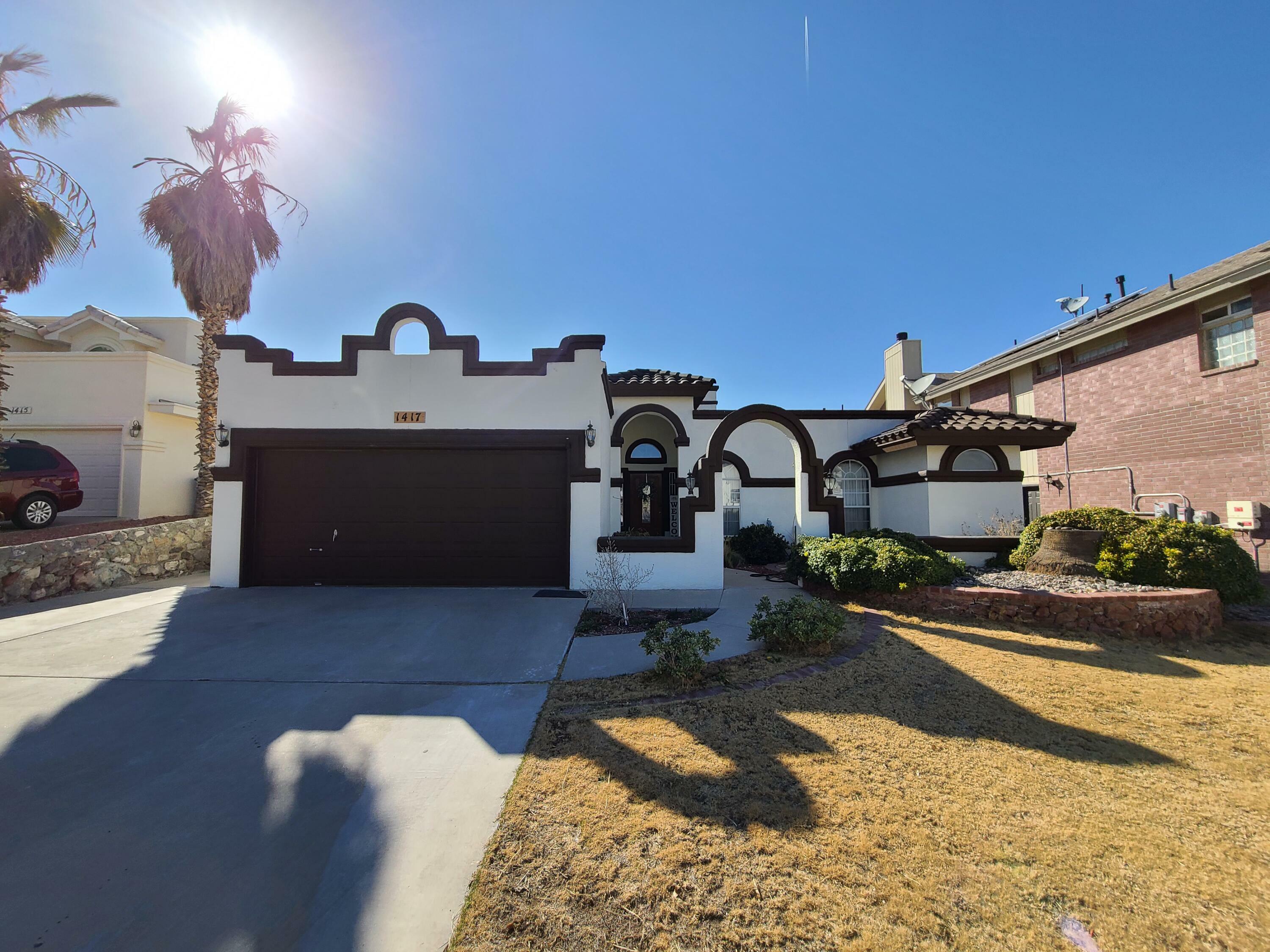 Property Photo:  1417 Luz De Cueva Lane  TX 79912 