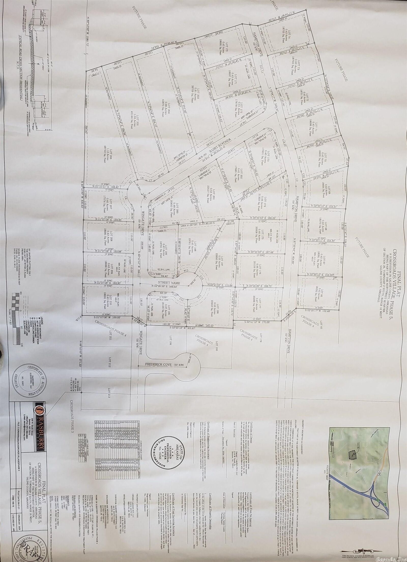 Property Photo: Lot 175 Crossroads Village AR 72019