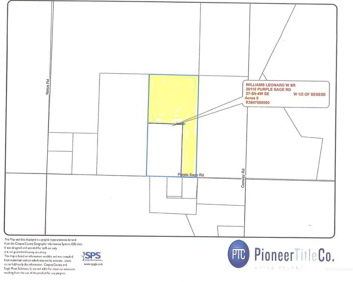 Property Photo:  20110 Purple Sage Road  ID 83656 