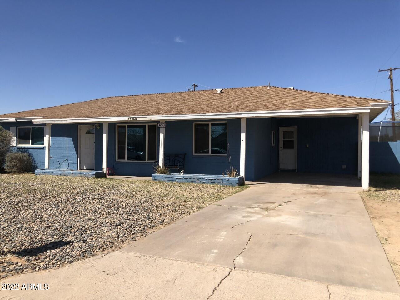Property Photo: 44980 W Fred Cole Lane AZ 85139