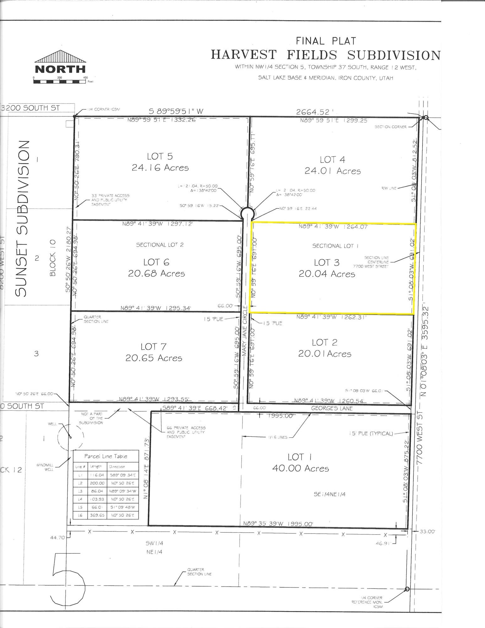 Property Photo:  Lot 3 Harvest Fields Subdivision  UT 84720 