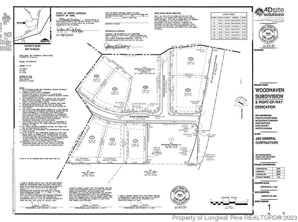 Property Photo: Lot 23 Slade Corner Road NC 28376