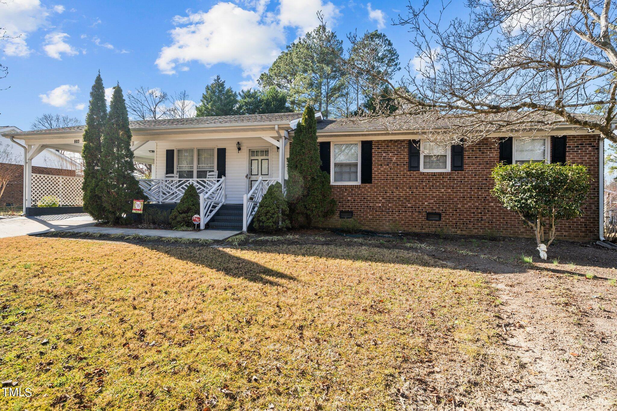 Property Photo:  603 Wedgewood Avenue  NC 27597 