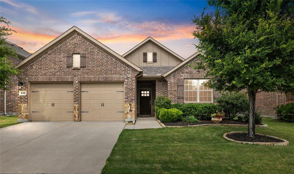 Property Photo:  830 Red Fox Drive  TX 75078 