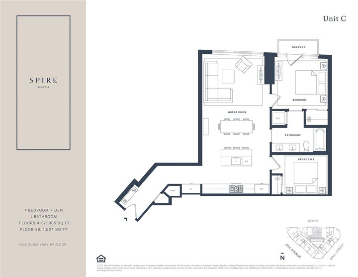 Property Photo:  2510 6th Avenue 1510  WA 98121 