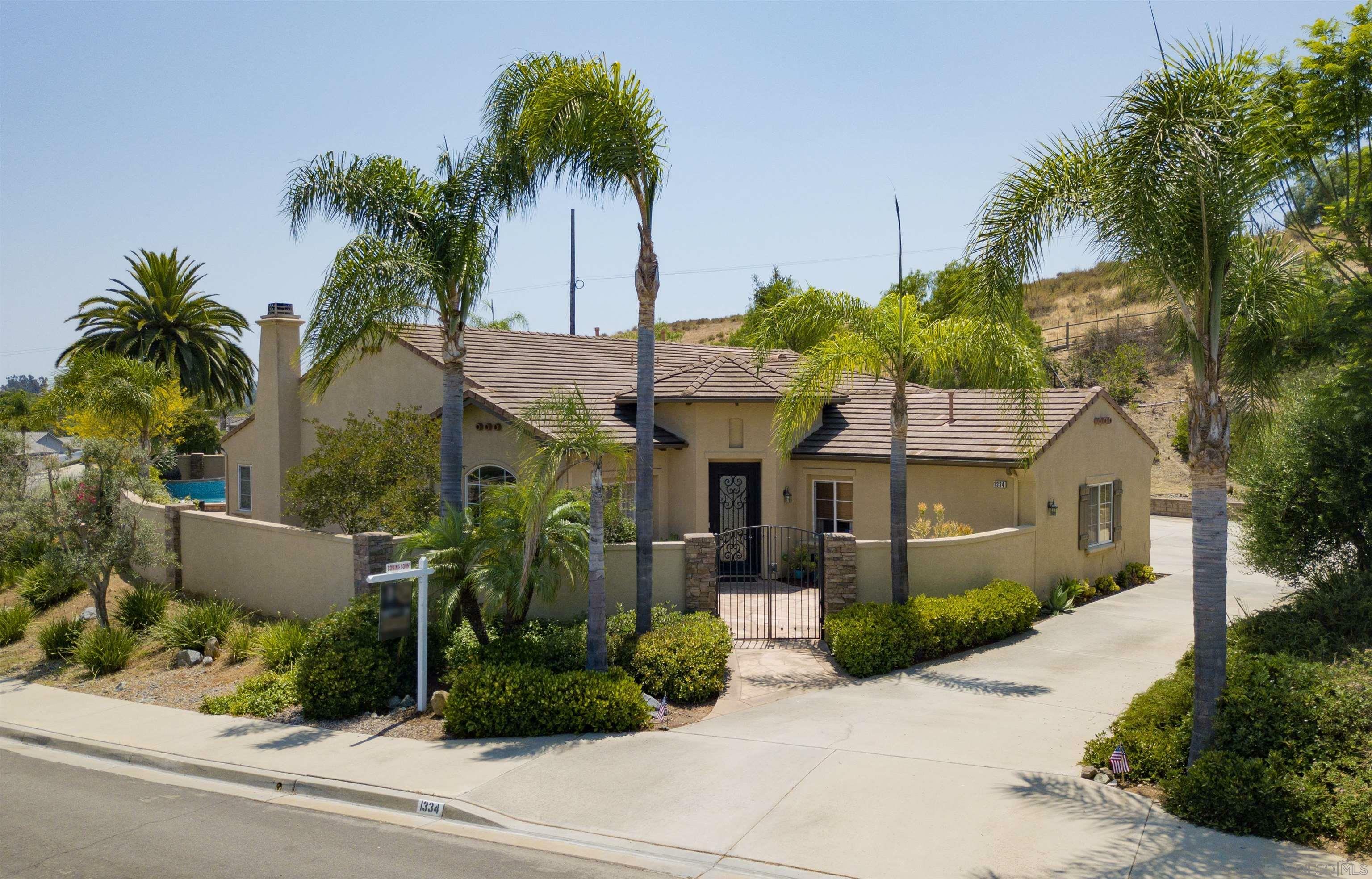 Property Photo:  1334 Deerbrook Dr  CA 92069 