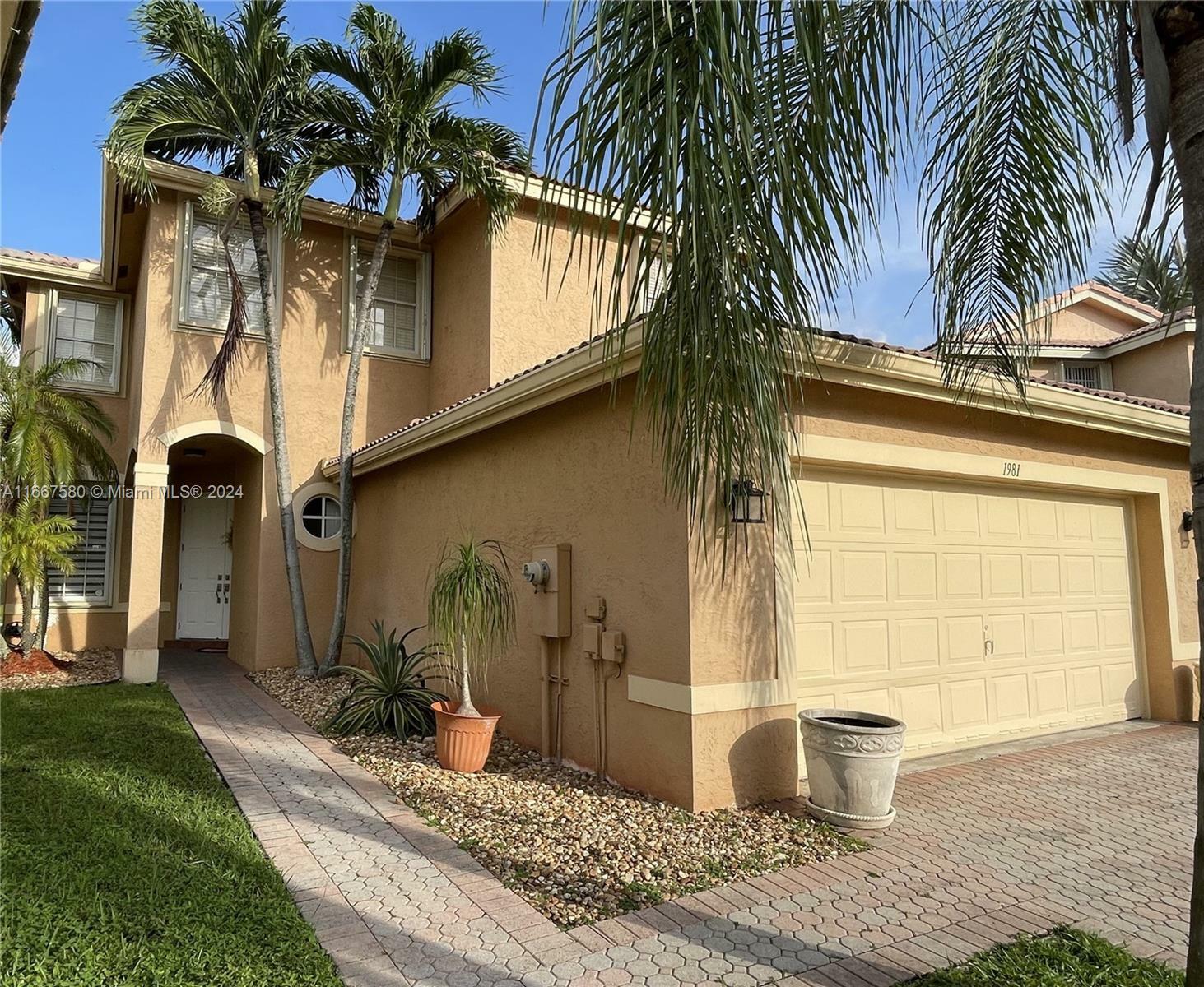 Property Photo:  1981 SW 148th Way  FL 33027 