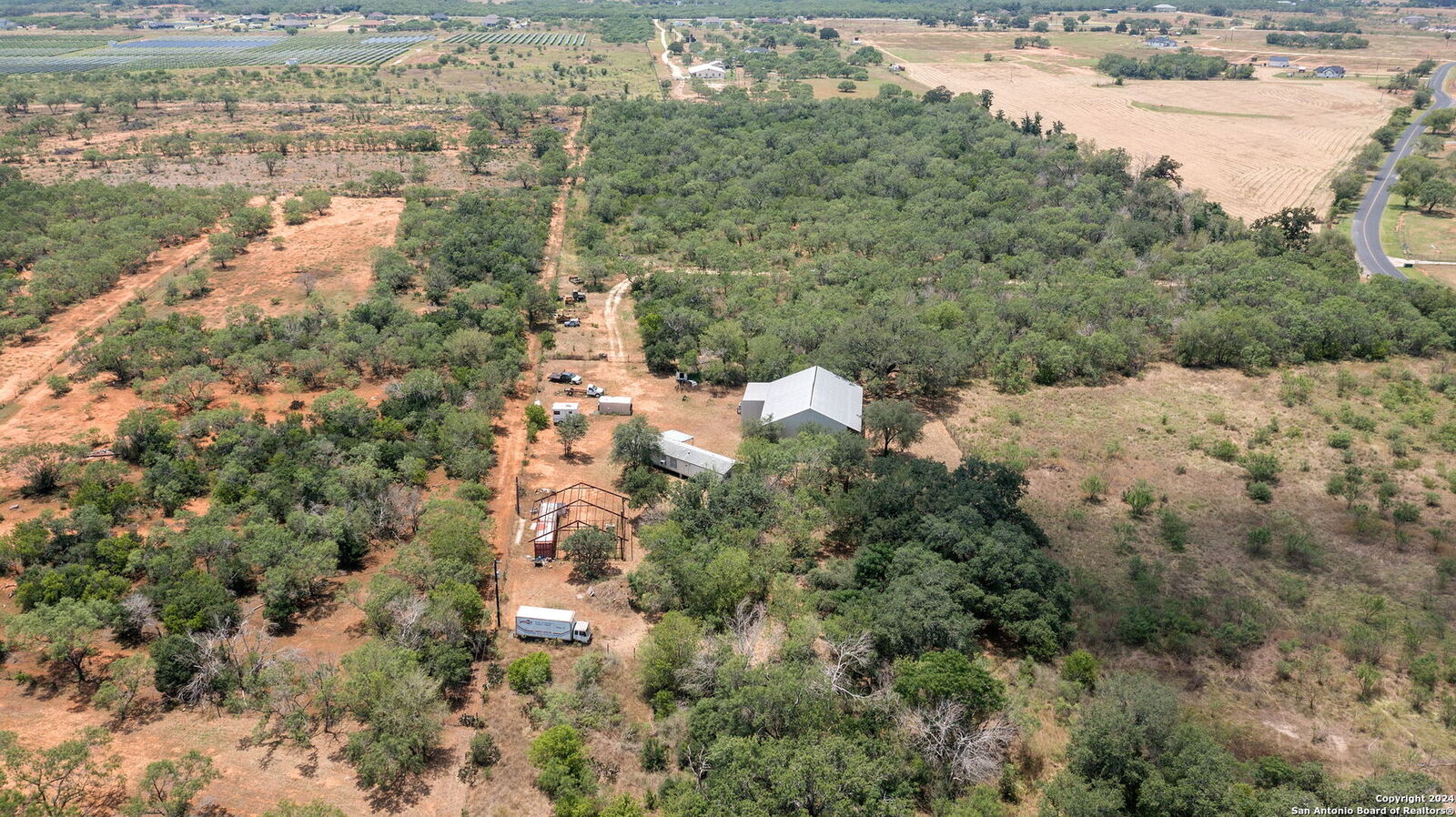 Property Photo: 10.5+- Ac 19366 Benton City Rd TX 78069