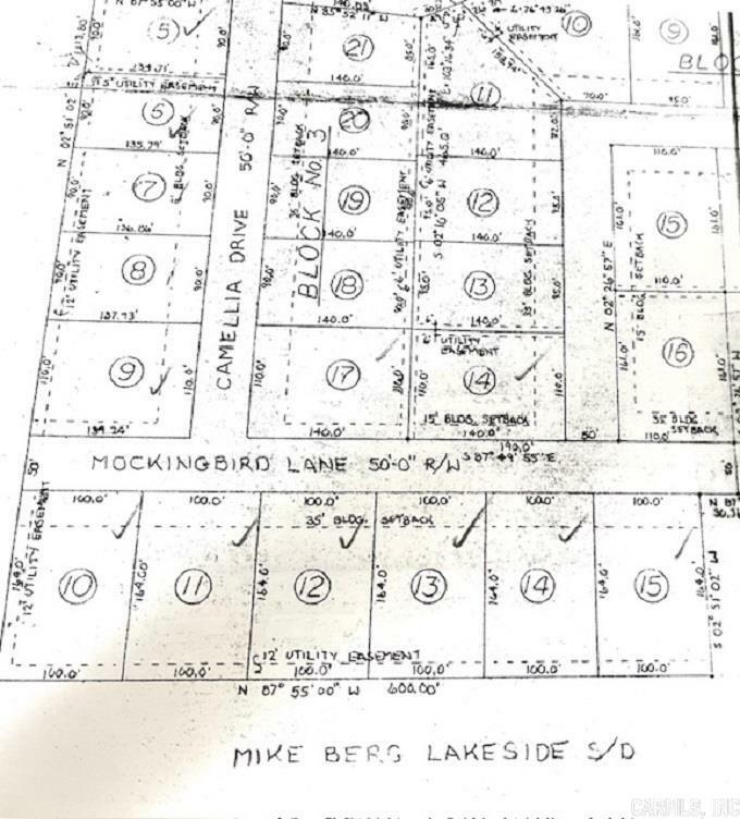 Property Photo:  Lot 14 Mockingbird Lane  AR 71701 
