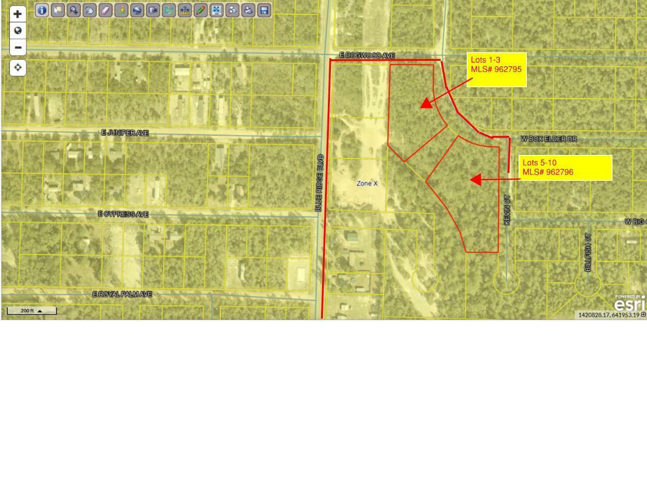 Property Photo:  Lot 5-10 W Box Elder Drive  FL 32433 