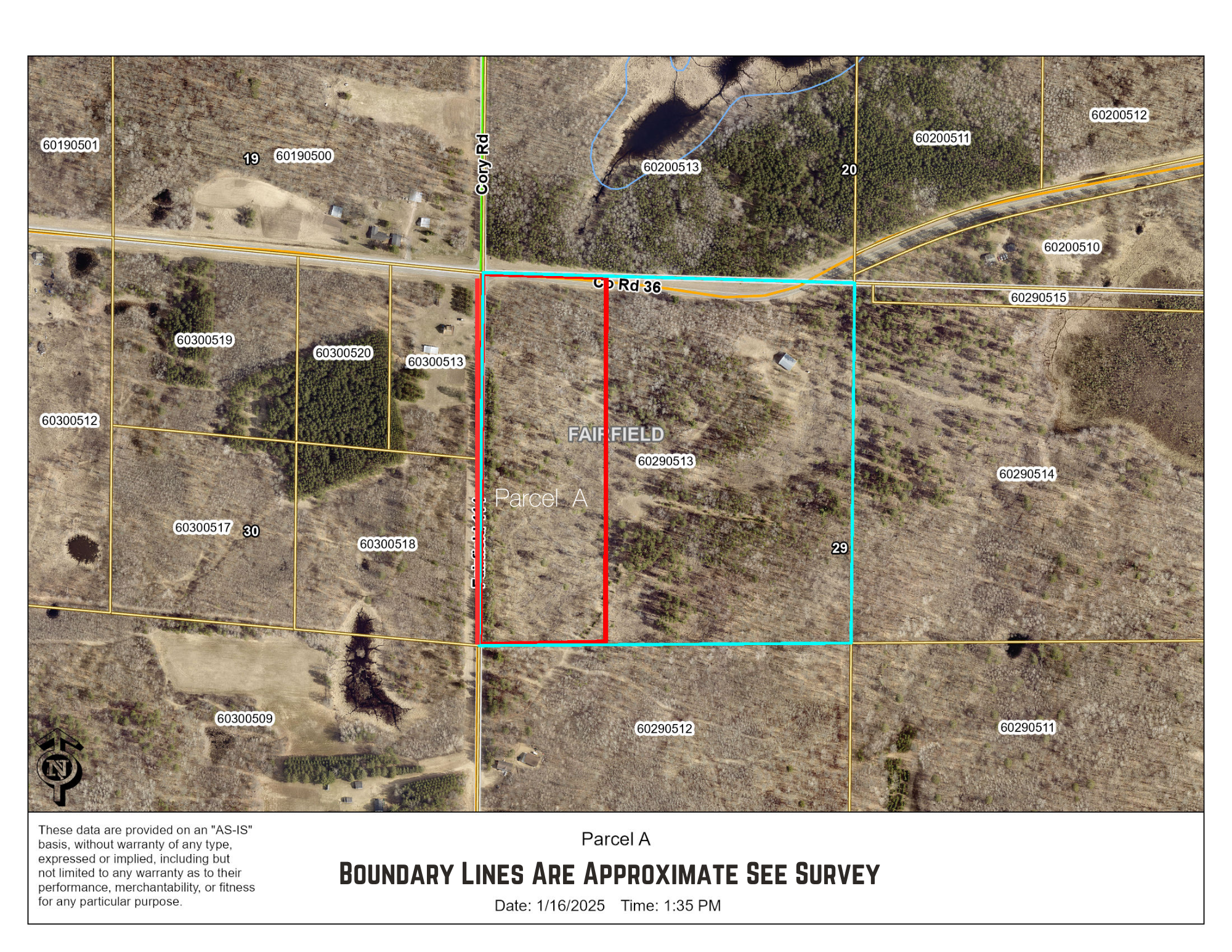 Property Photo:  Parcel A County Road 36  MN 56441 