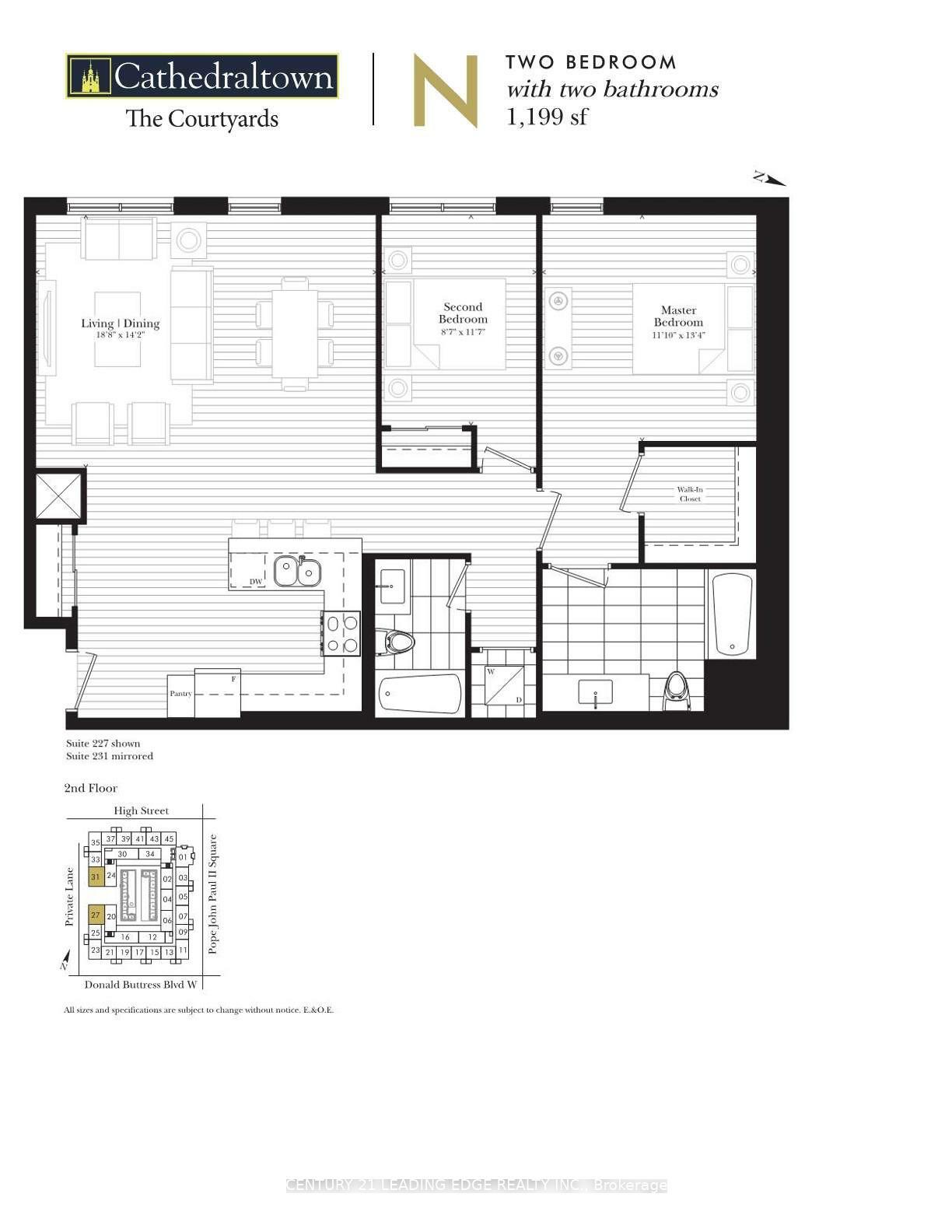 Property Photo: 101 Cathedral High Street 227 ON L6C 0P1