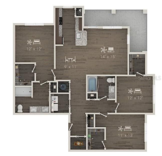 Property Photo:  1420 Lakefront Drive 6111  FL 34240 