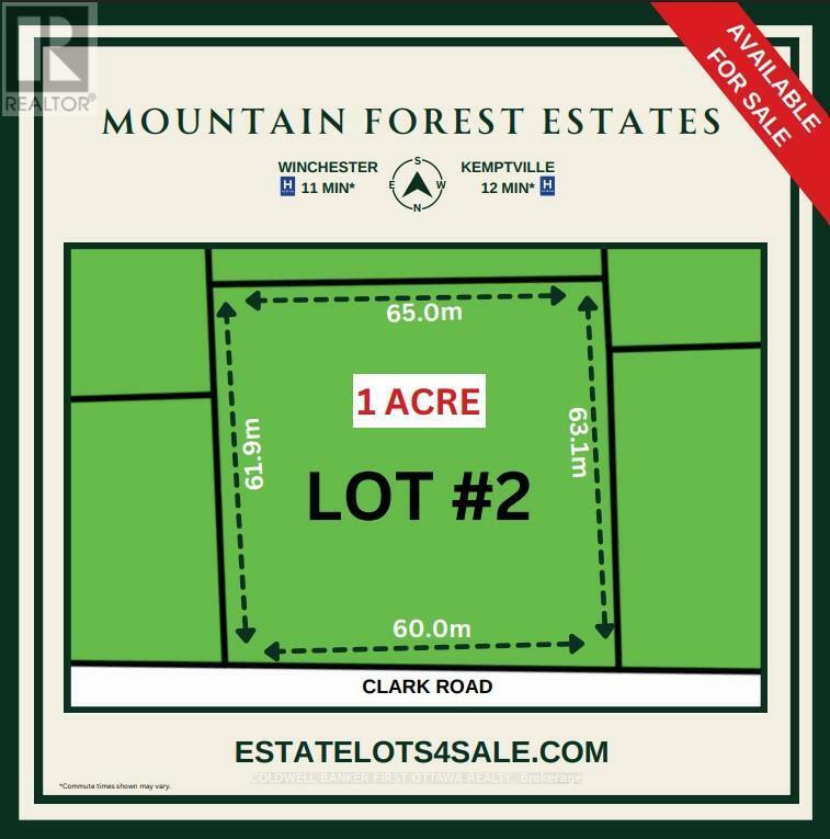 Property Photo: 10436 Clark Road Lot 2 ON K0E 1S0
