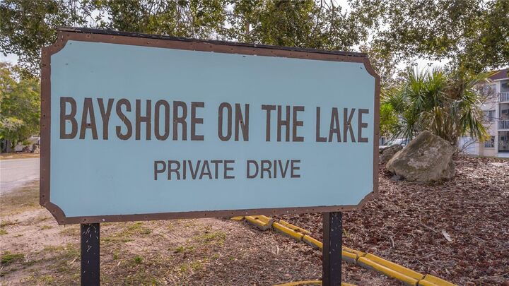 Property Photo:  3845 Lake Bayshore Drive F103  FL 34205 
