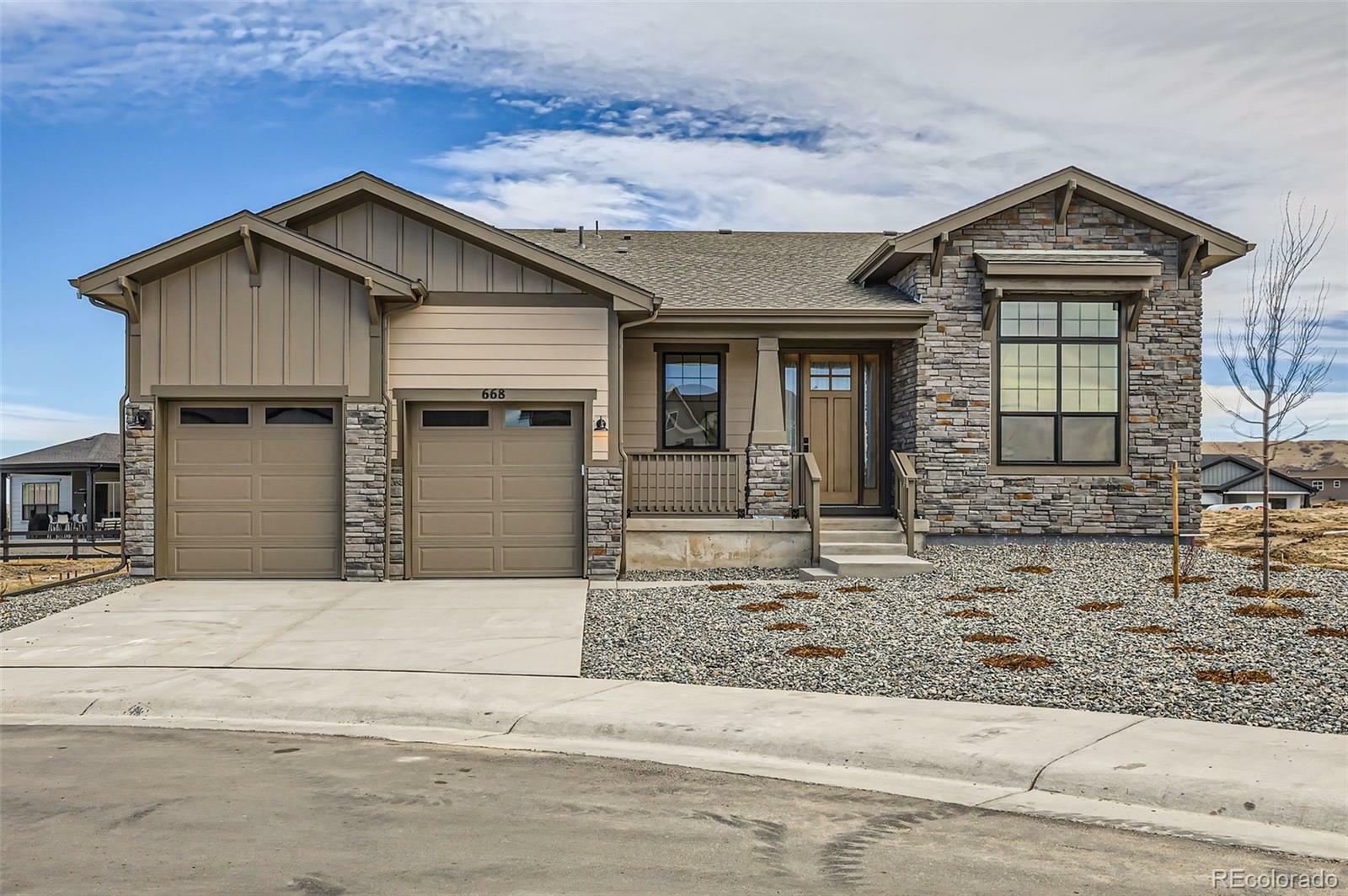 Property Photo: 668 Leafy Aster Lane CO 80104