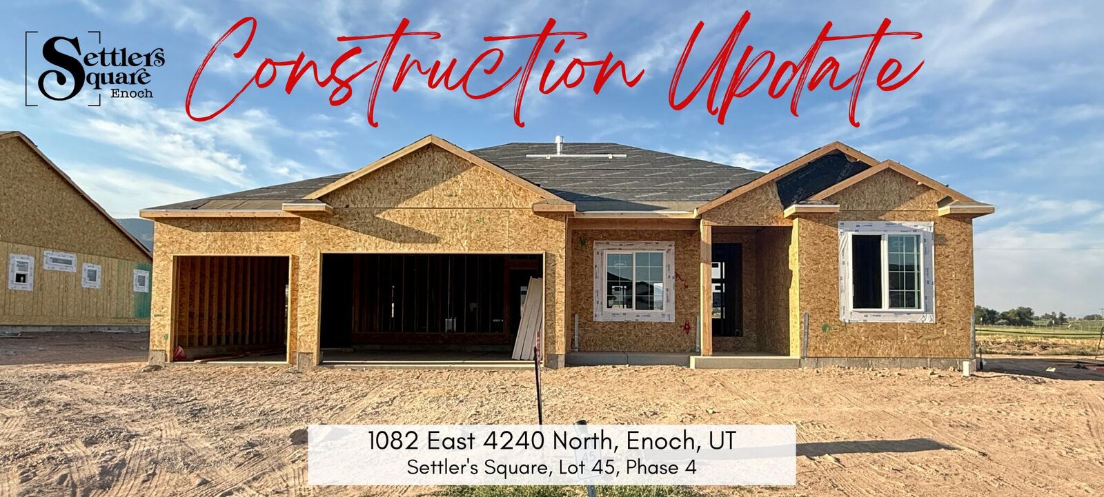 Property Photo:  1082 E 4240 N (Lot 45 Phs 4 Settlers Square)  UT 84721 