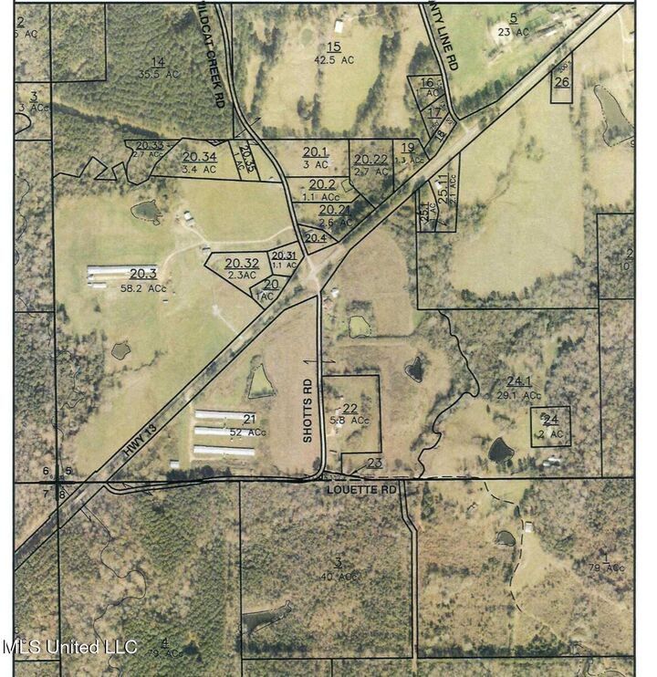 Property Photo:  00 Simpson Highway 13  MS 39114 