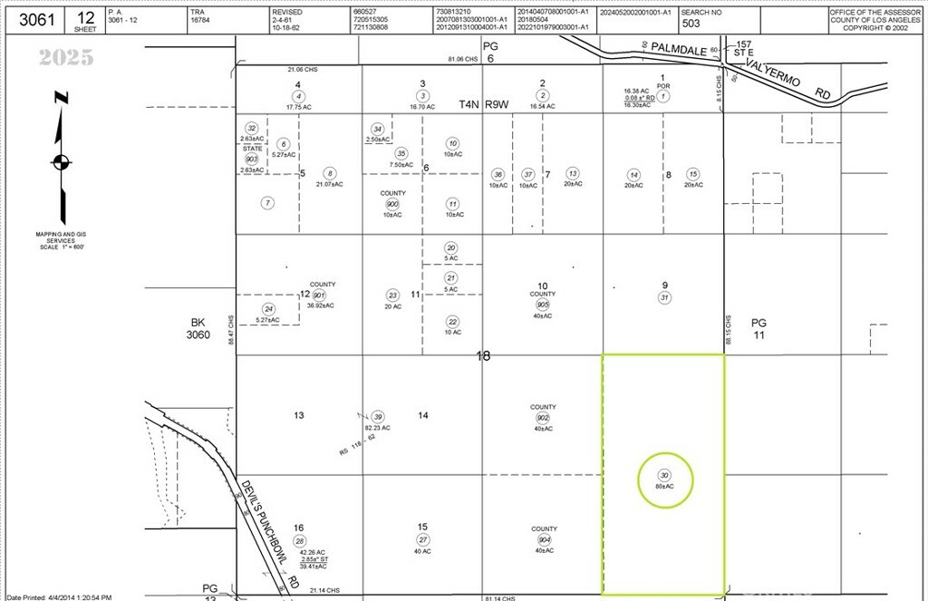 Property Photo: 306101 2030 Devils Punchbowl Road CA 93563