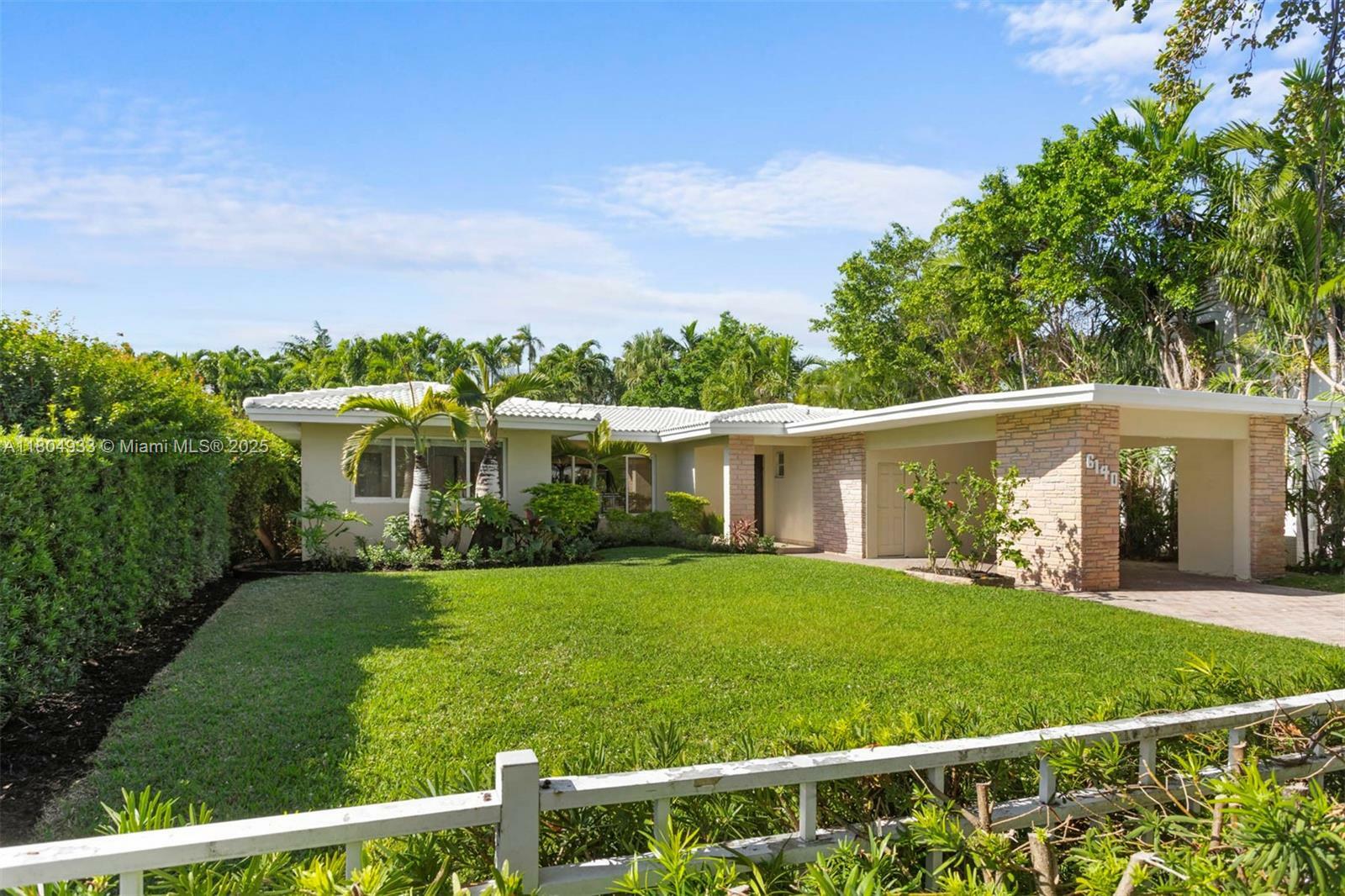 Property Photo: 6140 Pine Tree Dr FL 33140