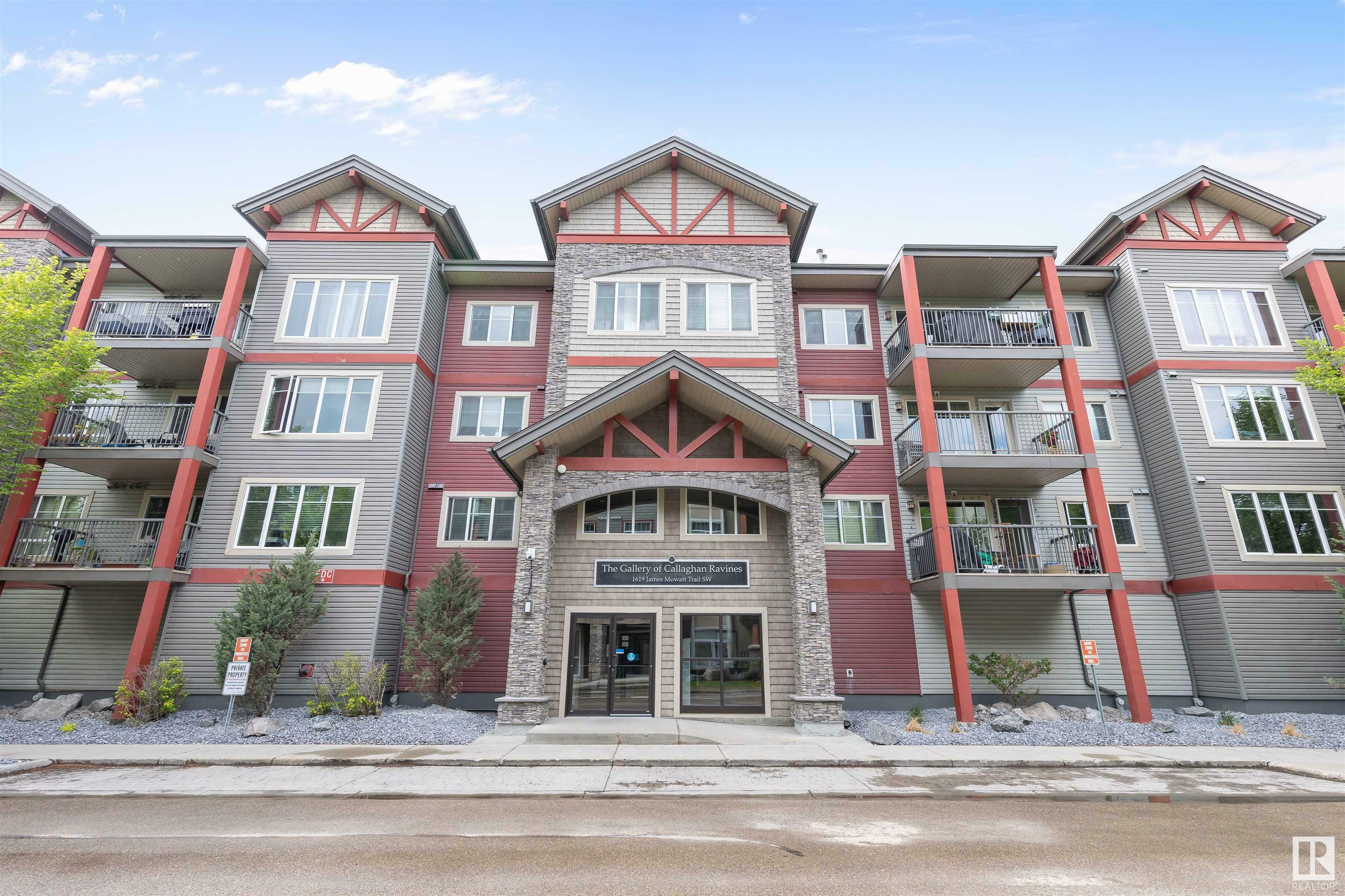 Property Photo: 1619 James Mowatt Trail SW 404 AB T6W 0J7