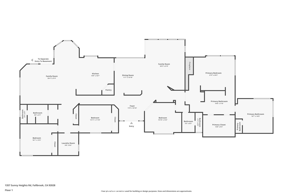 Property Photo:  1357 Sunny Heights Road  CA 92028 