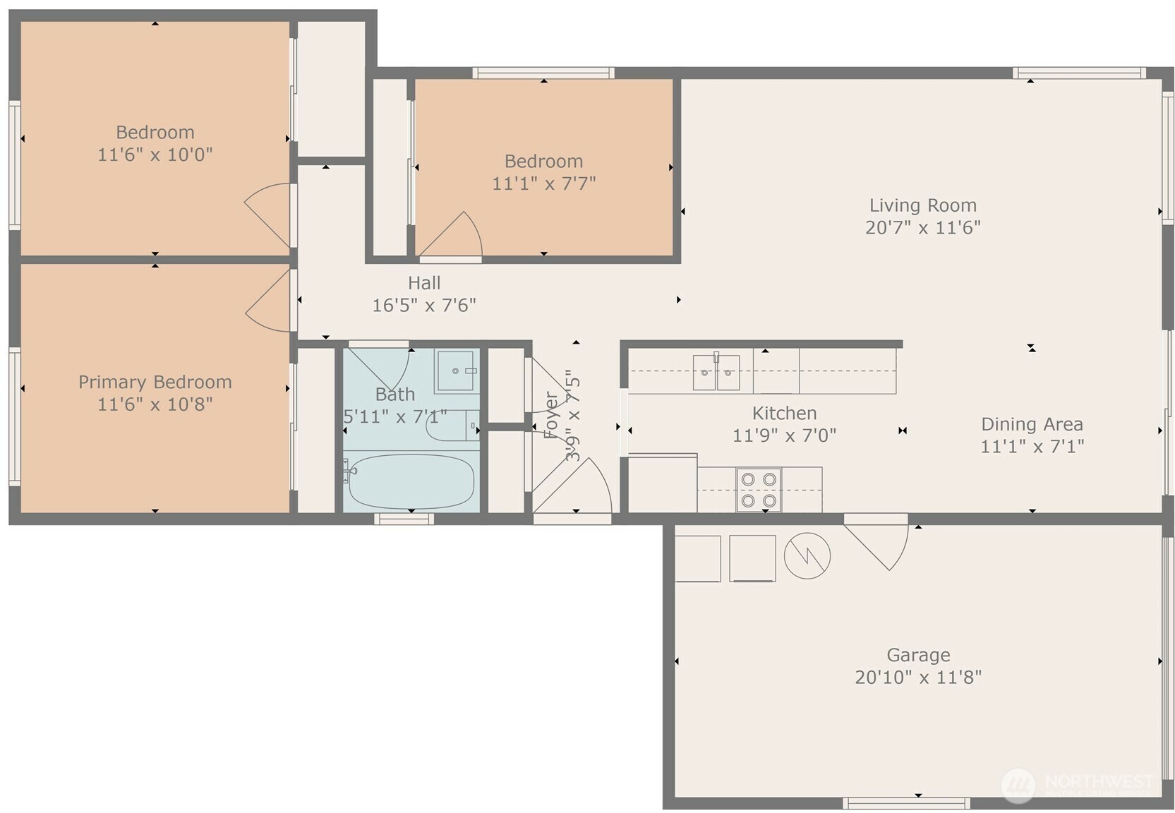 Property Photo: 6232 S Junett St WA 98409
