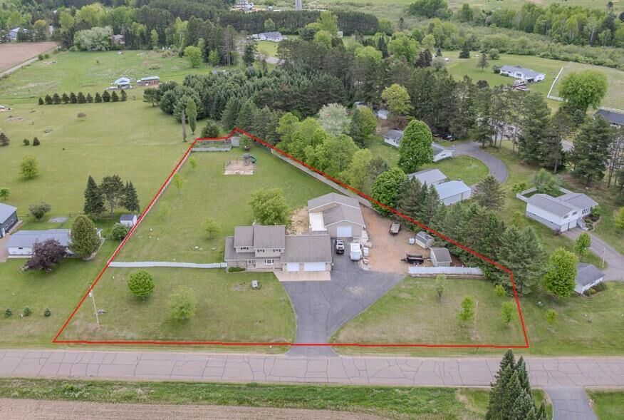 Property Photo:  N2552 Norwegian Road  WI 54452 