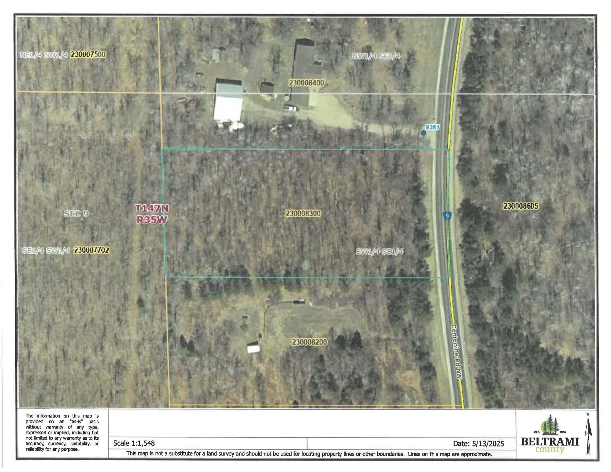 Property Photo: Tbd Centerline Road NW MN 56678
