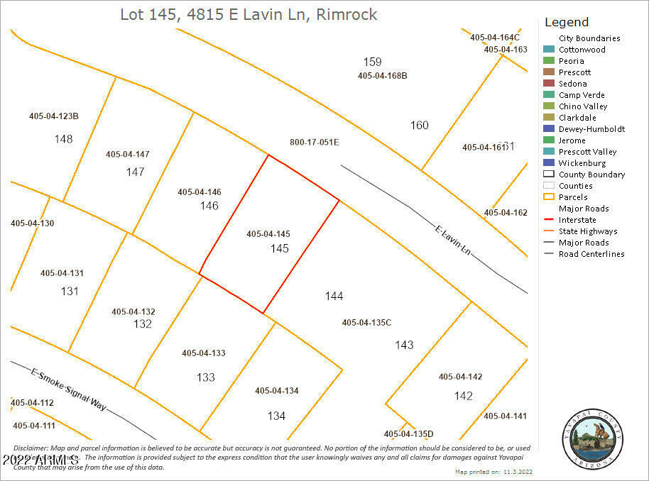 Property Photo:  4815 E Lavin Lane 145  AZ 86335 