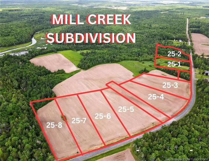 Property Photo:  Lot 25-4 Mill Creek Road  NB E4S 4H5 