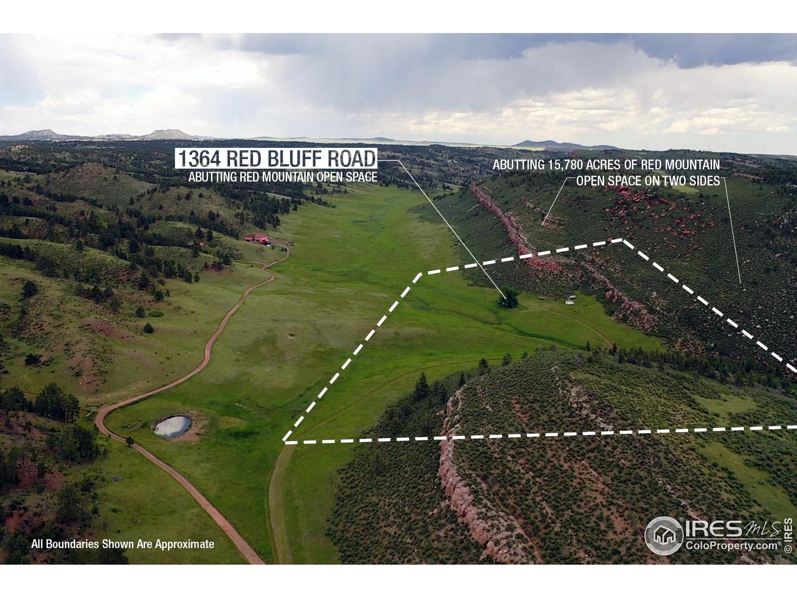 Property Photo: 1364 Red Bluff Rd CO 80536