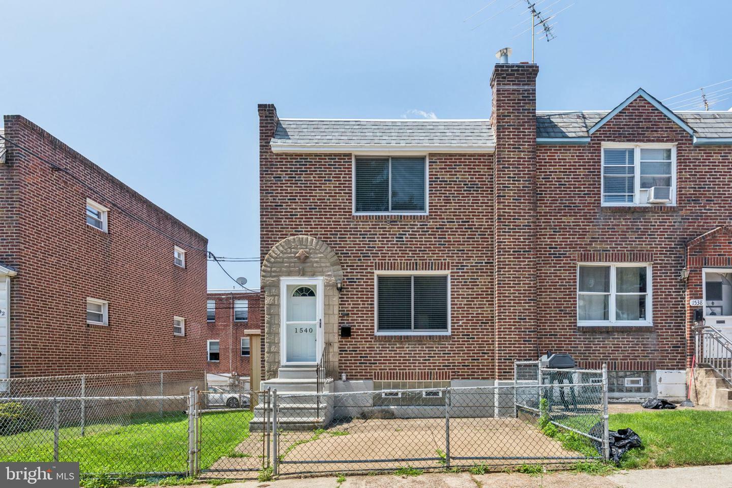 Property Photo: 1540 Stevens Street PA 19149