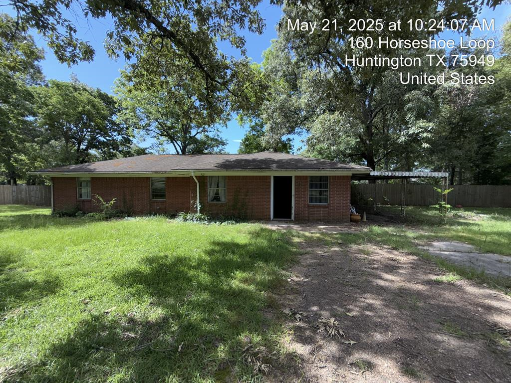 Property Photo: 160 Horseshoe Loop TX 75949