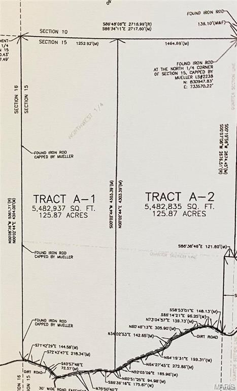 Property Photo: 0 125.87ac Tract A-2 Clear Creek Road MO 63071