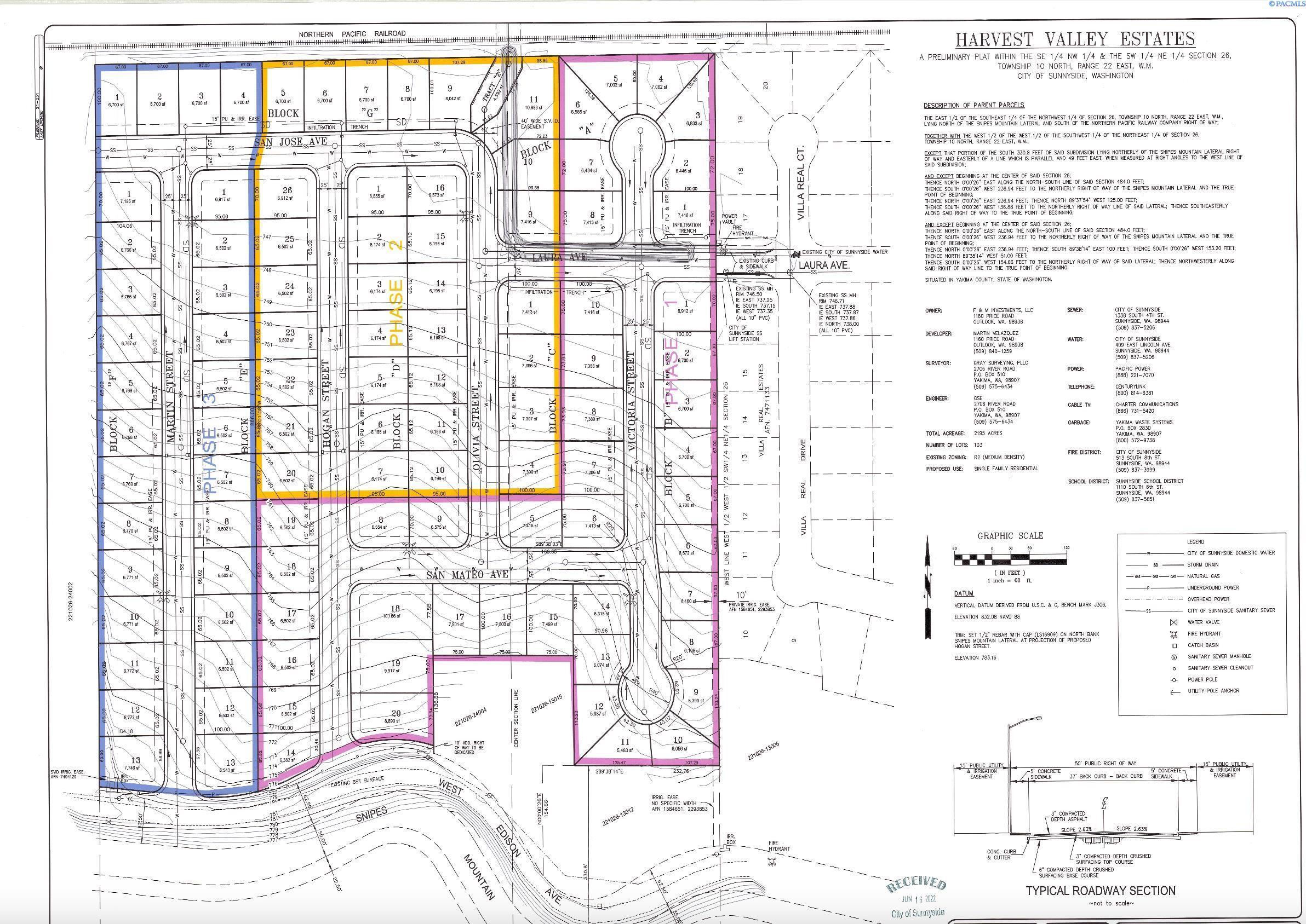 Property Photo: Tbd Lot 5 Harvest Valley Estates Phase 2 WA 98944