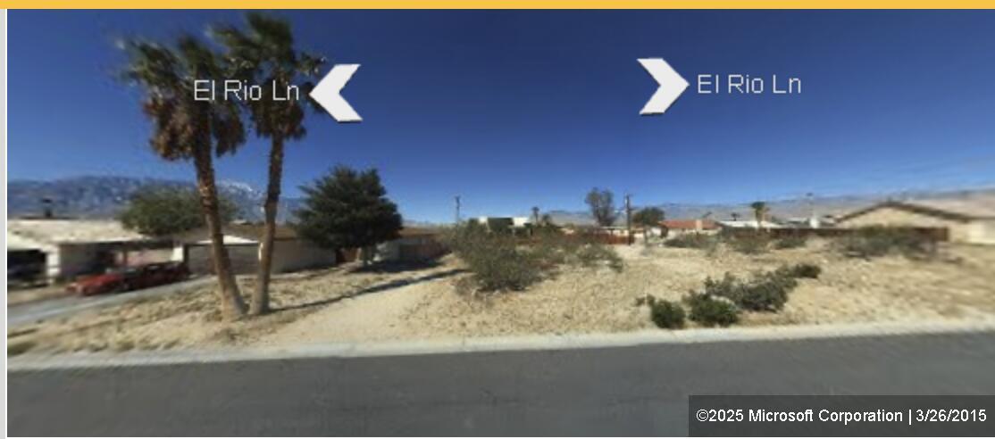 Property Photo: 0 El Rio - Lane CA 92240
