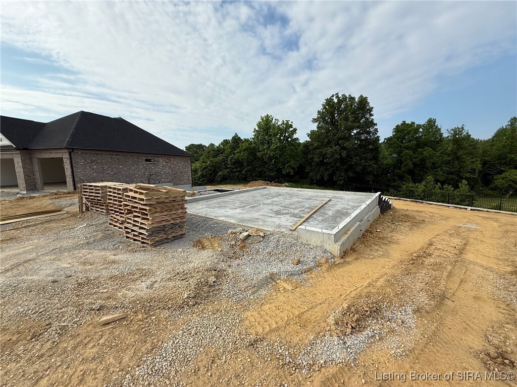 Property Photo:  3057 Bridlewood Lane Lot #215  IN 47150 