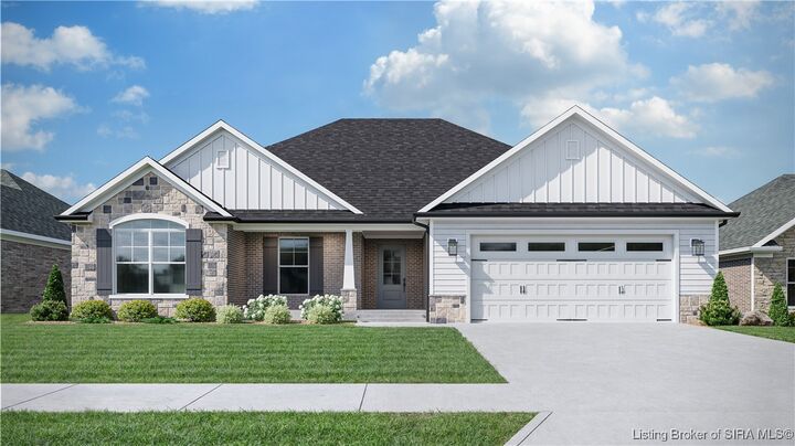 Property Photo:  3057 Bridlewood Lane Lot #215  IN 47150 