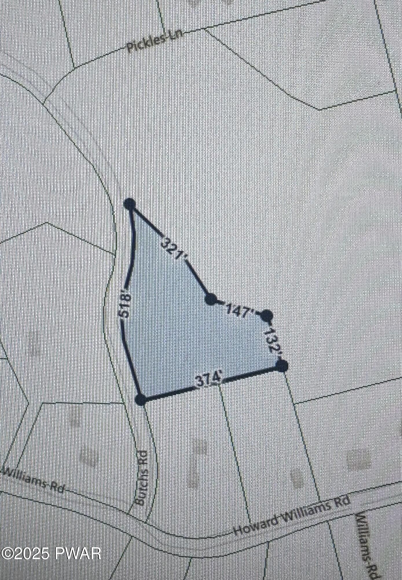 Property Photo:  2.84 Acres Butchs Road  PA 18428 