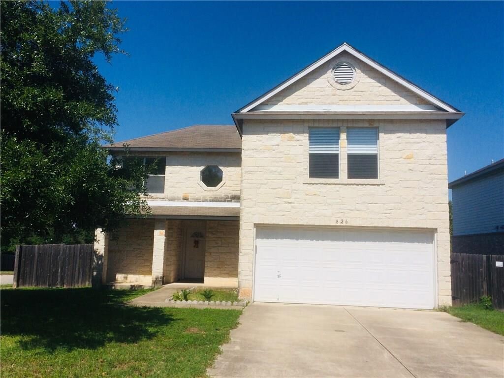 Property Photo: 826 Palitine Lane TX 78660