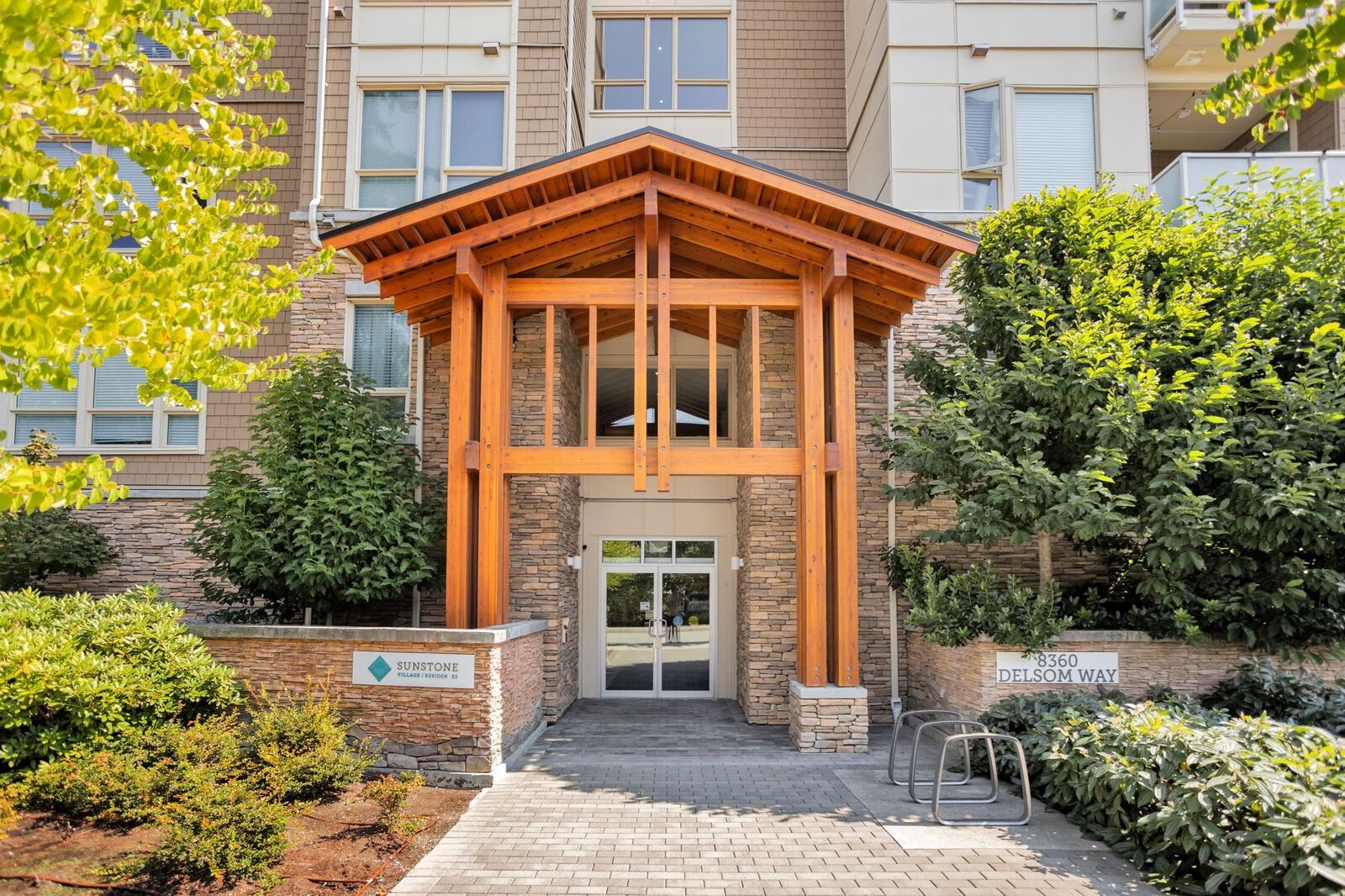 Property Photo:  8360 Delsom Way 407  BC V4C 0E6 
