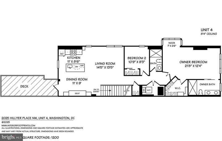 Property Photo: 2025 Hillyer Place NW 4 DC 20009