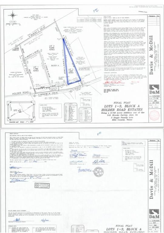 Property Photo:  Tbd Holder Lot 3 Road  TX 75165 